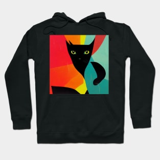 Abstract Cat Hoodie